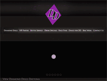Tablet Screenshot of diamonddollsdaytona.com